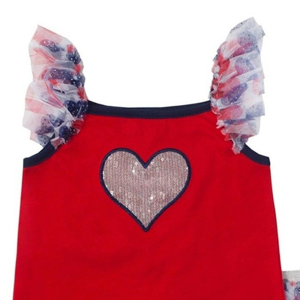 Little Lass Baby Girl Top Tutu Scooter Skirt Set Outfit size 12 Mo Lot NWT - Picture 7 of 8